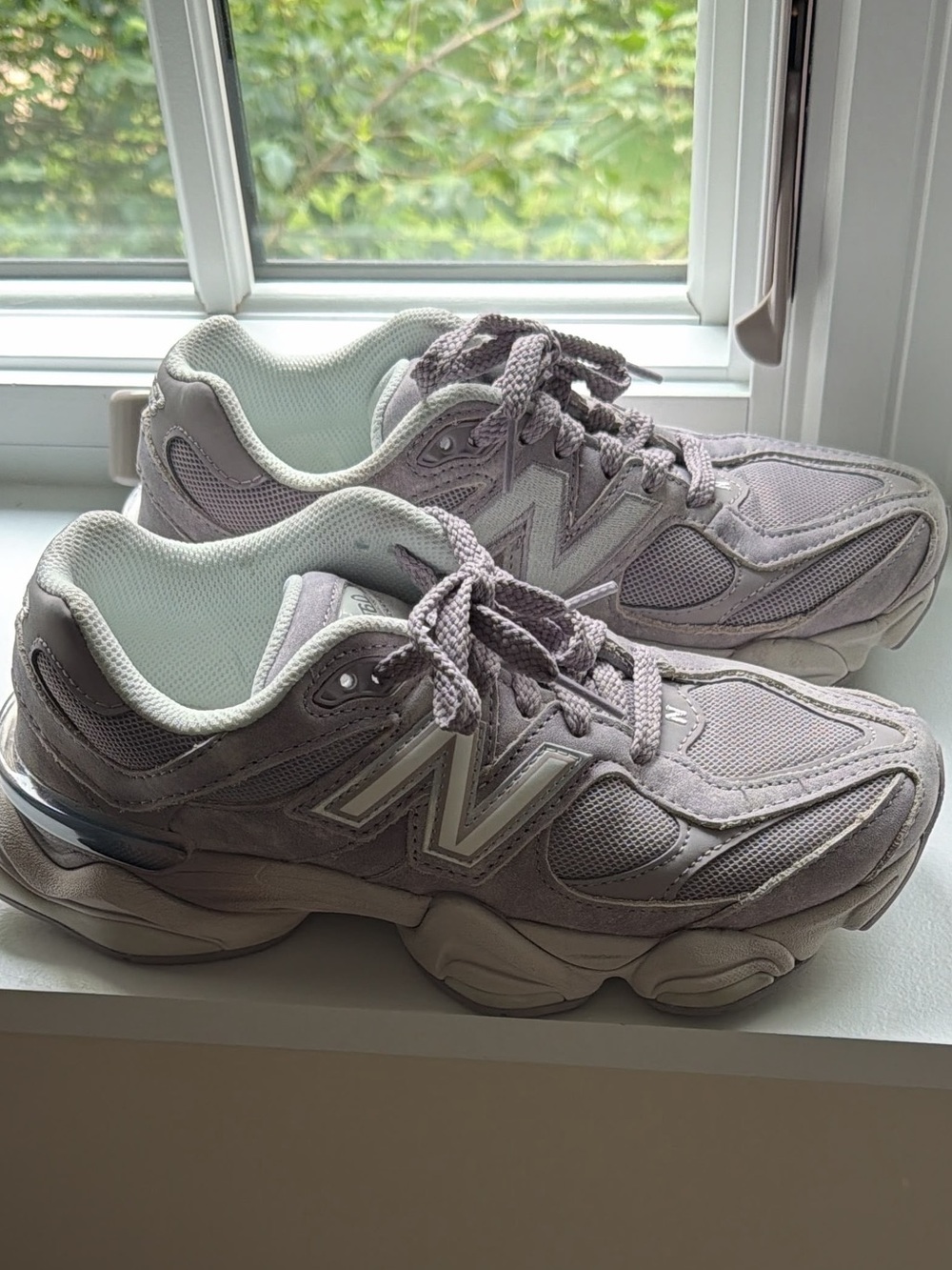 New Balance Women's 9060 Athletic Sneakers in Light Lavender, size 6.5